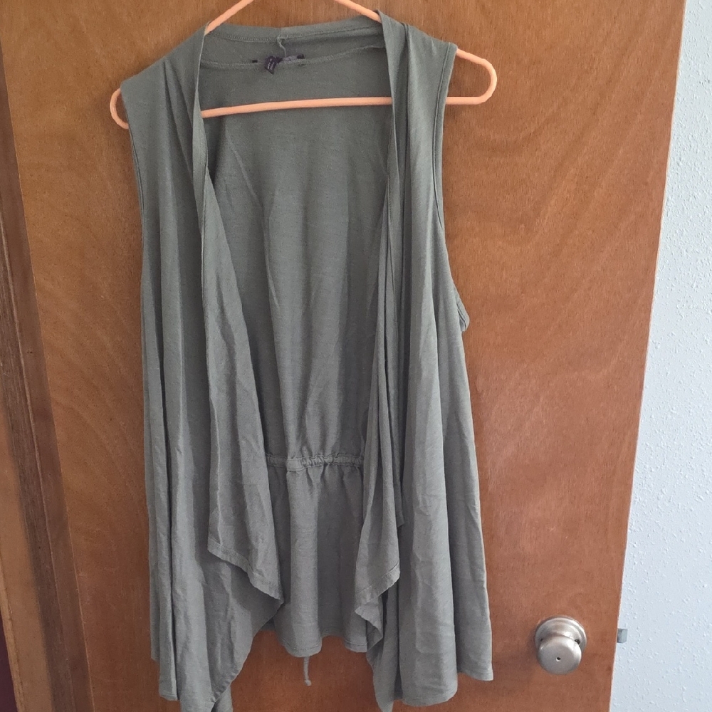 Olivia Sky Olive Green Sleeveless Top